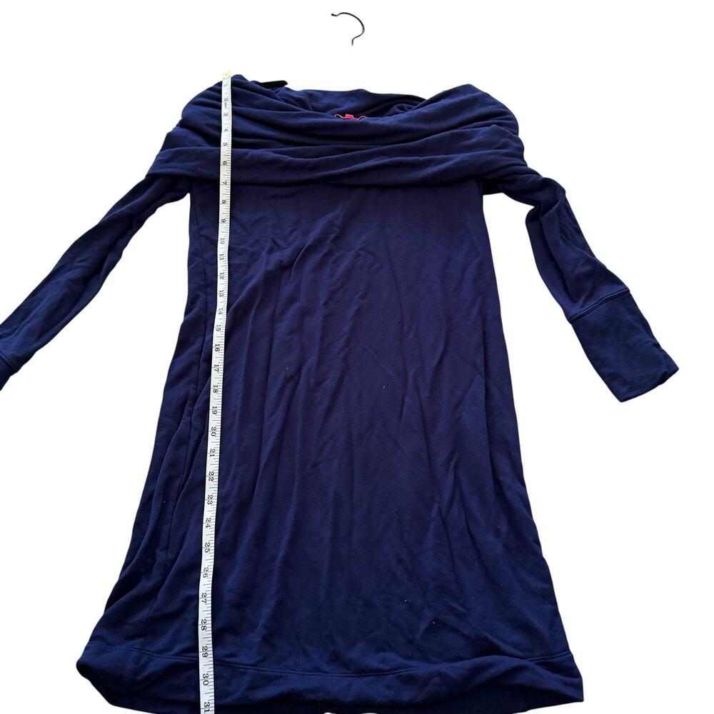 Lilly Pulitzer long sleeve sweater dress in navy sz S work fall autumn - Picture 4 of 7